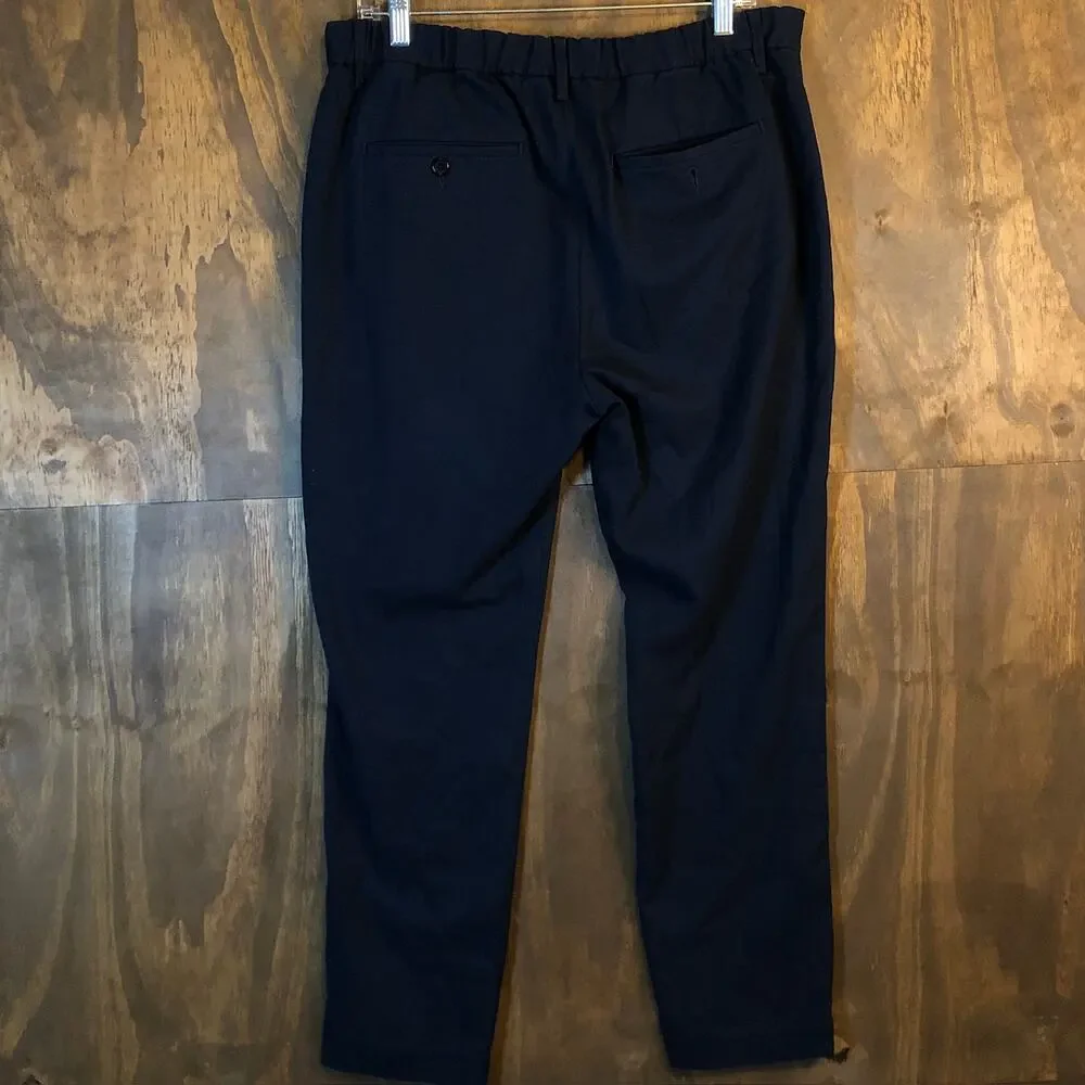 Banana Republic Mens Pants Navy Blue Slim Fit Stretch 33 Short
